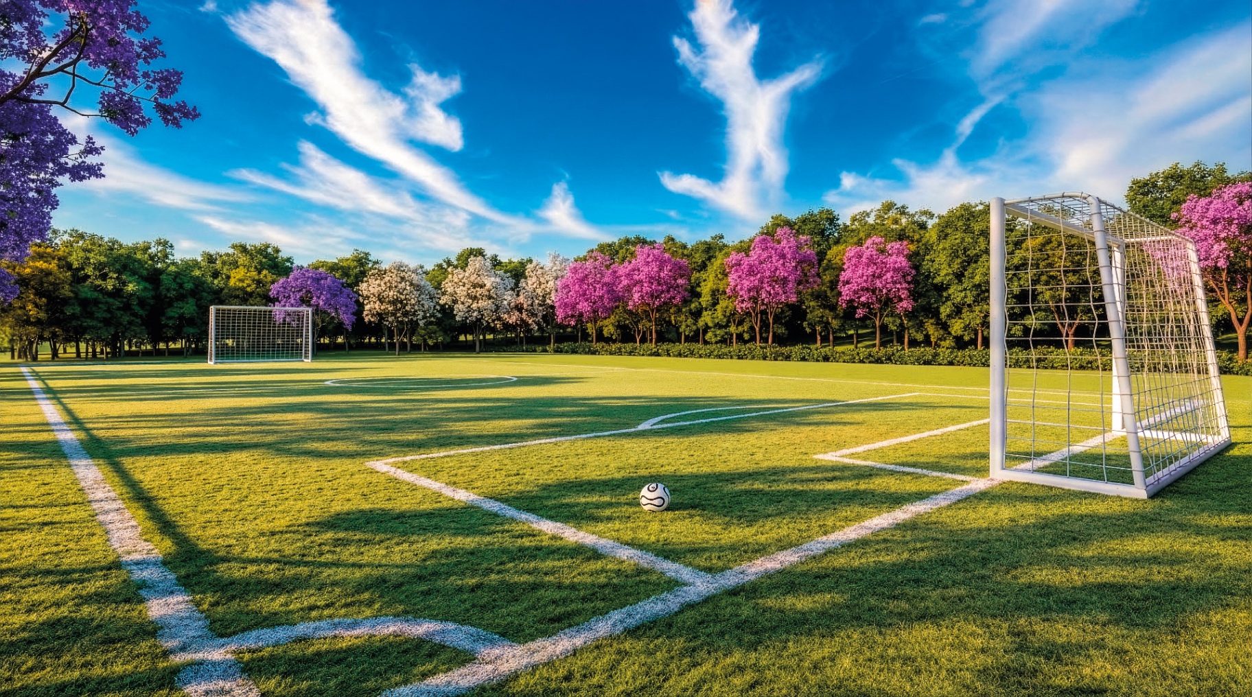 Campo de futebol gramado
